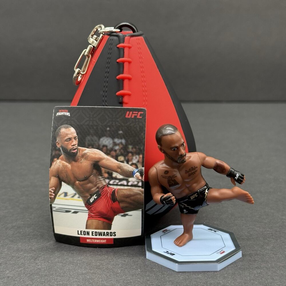 Leon Edwards Lightweight UFC Octagon Fighters Speed Bag Figure